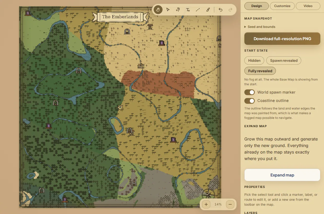 Adventure Map screenshot