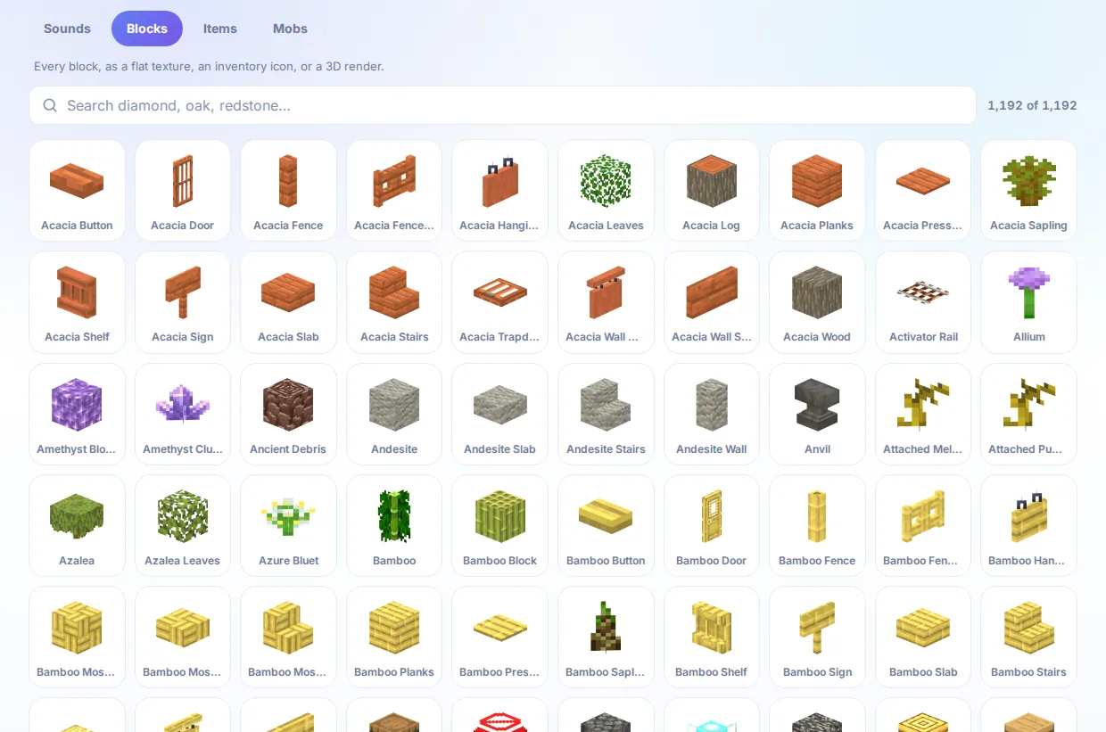 Asset Library screenshot