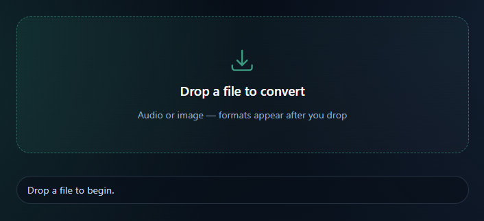 Audio & Image Converter screenshot