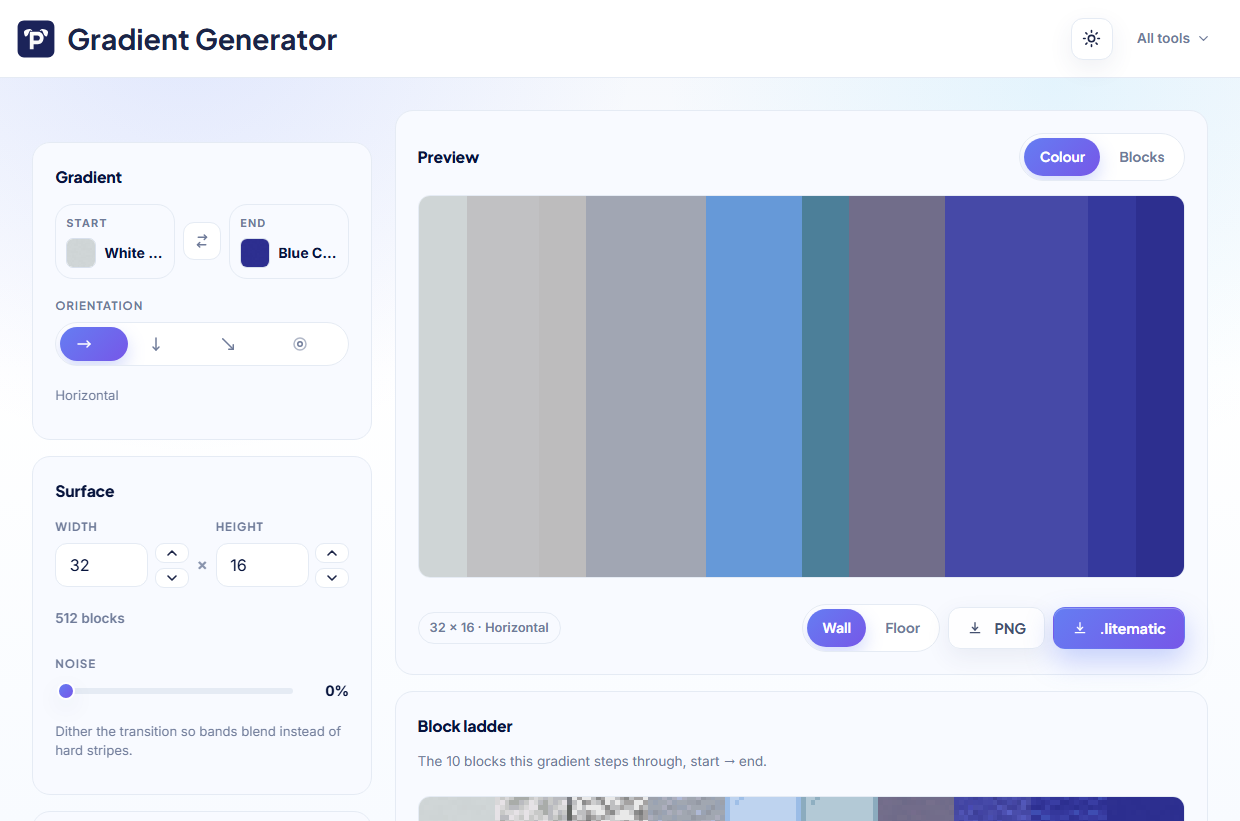 Gradient Generator screenshot