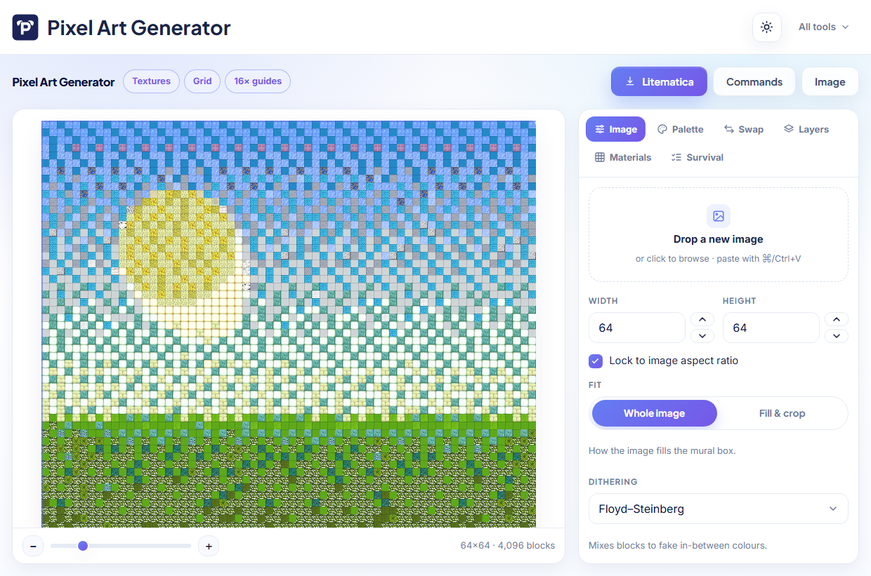 Pixel Art Generator screenshot