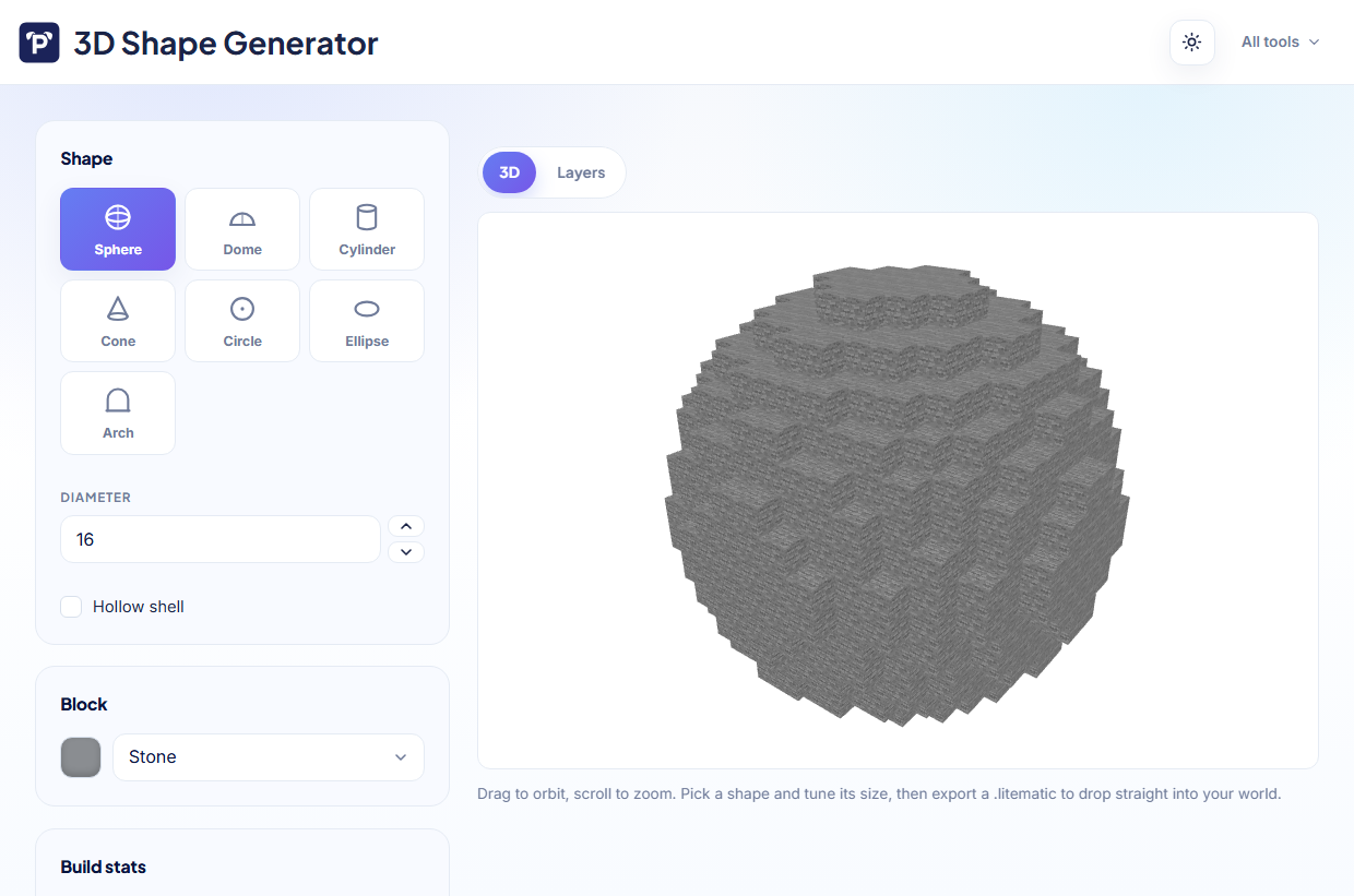 3D Shape Generator screenshot