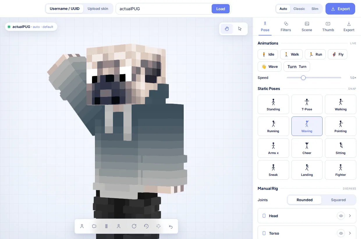 Skin Pose Studio screenshot